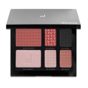 Doucce Eyeshadow Palette - Coral, Charcoal, Ivory Hues